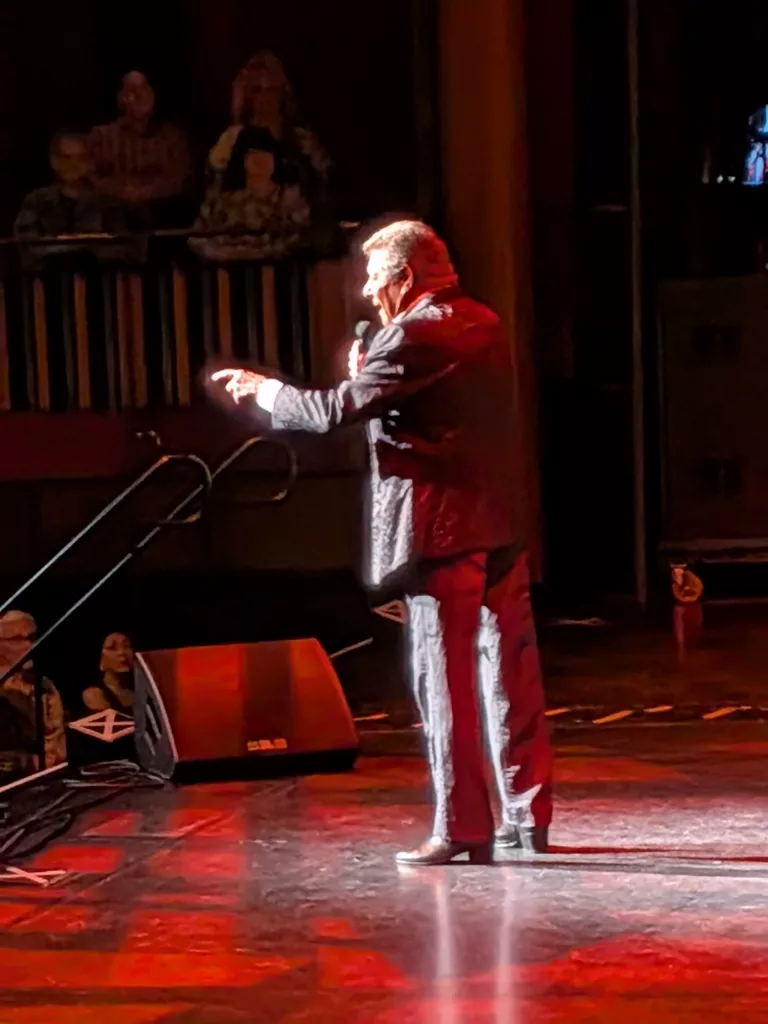 Frankie Avalon in concert.