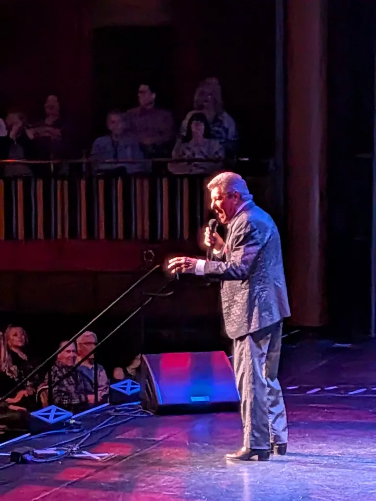 Frankie Avalon in concert.