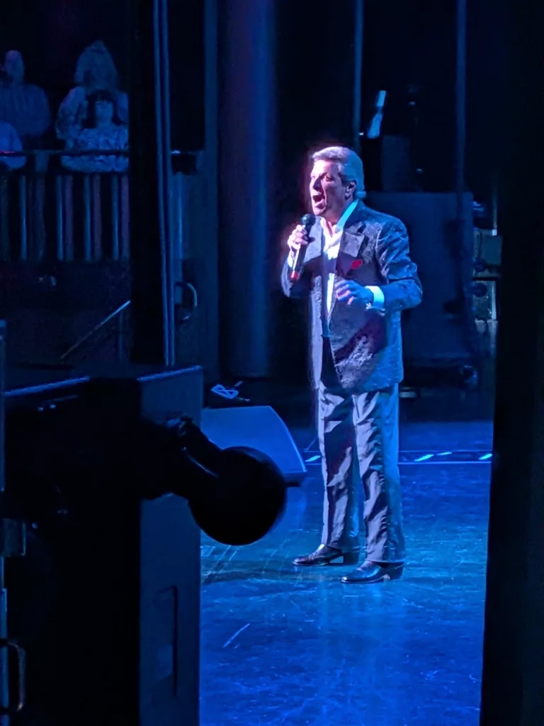 Frankie Avalon in concert.