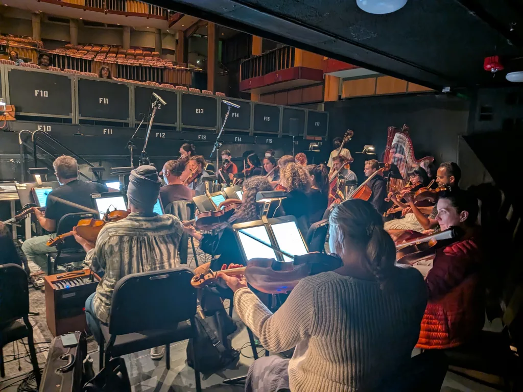 The orchestra for Gilgamesh.