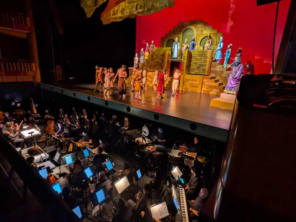 The orchestra for Gilgamesh.