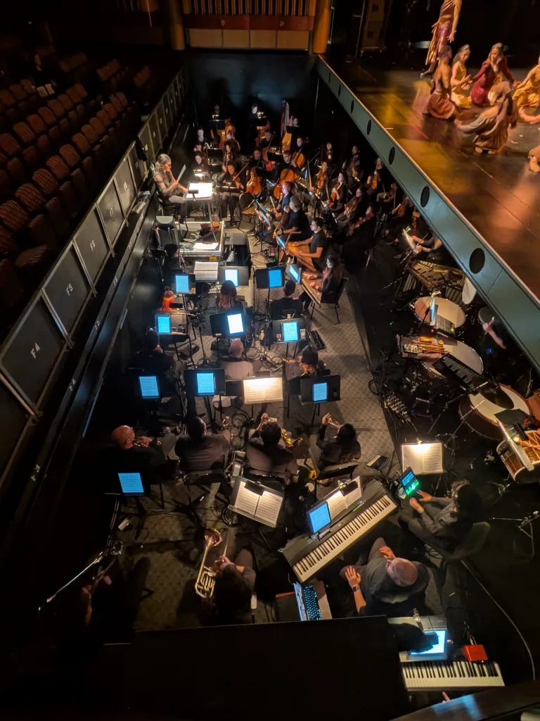 The orchestra for Gilgamesh.