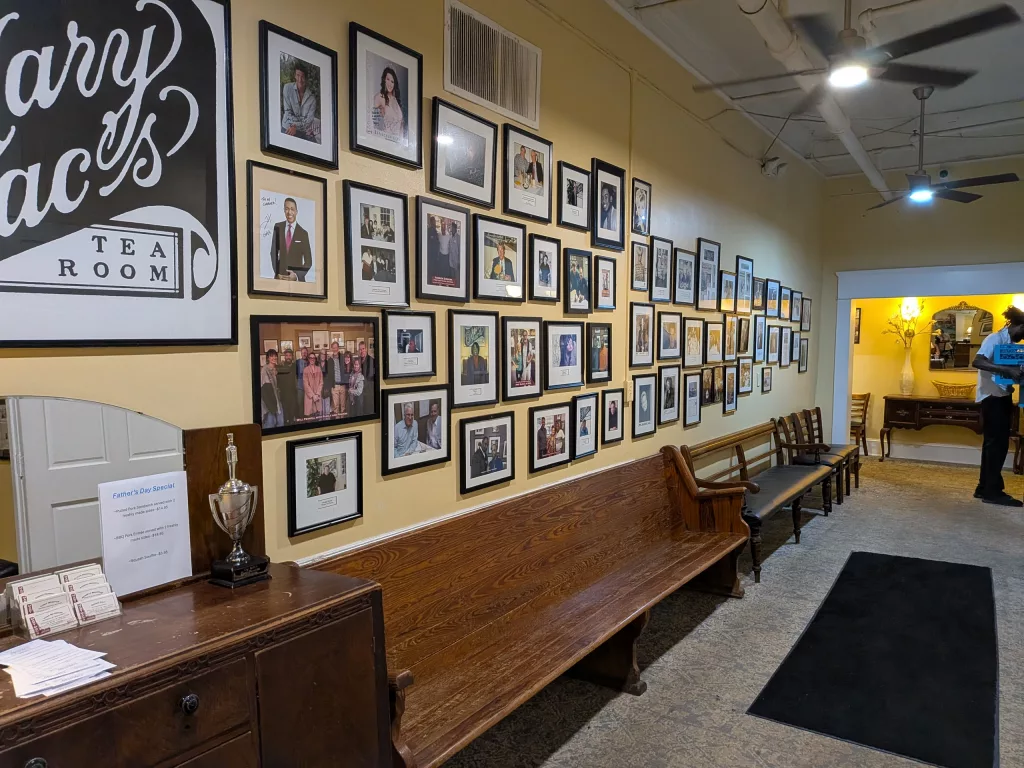 Dinner at Mary Mac's Tea Room.